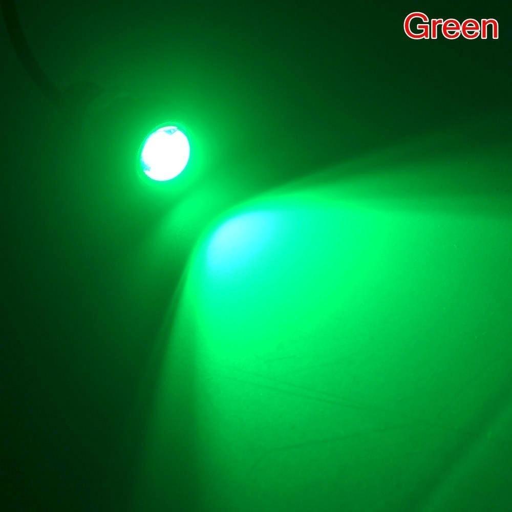 2Pcs 23mm 18mm Eagle Eye Licht Auto Led Tagfahrlicht Backup Motor Parkplatz Nebel Lampen 2X 23mm LED grün