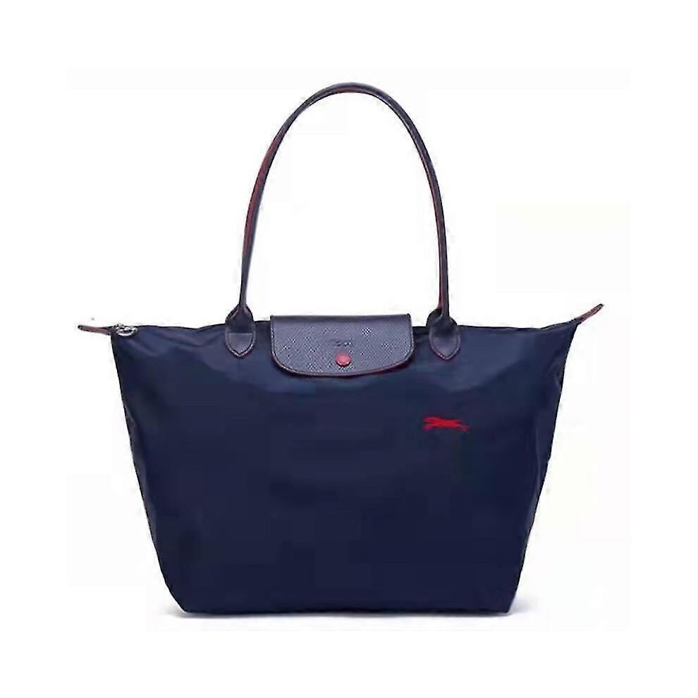 (L, Dunkelblau) Einschulter-Tragetasche Neue Jubiläumsklassiker Tragbare Knödeltasche Einschulter-Tragetasche Damenhandtasche blue
