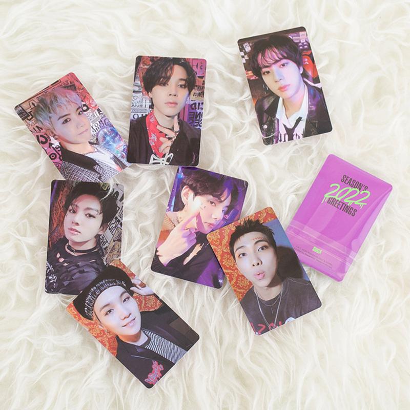 54 Stück Nicht-repetitive Bts Fotokarten Lomo Karten 2022 Tischkalender Geschenk Sammlung für Bts Fans selfie card