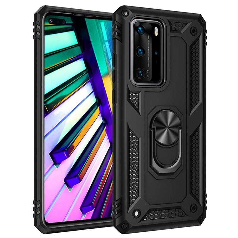 Für Huawei P40 P30 P20 Lite Pro Mate 20 30 40 Lite Pro Fall Rüstung Stoßfest Abdeckung Für Huawei Nova 5T 7i 6se 7se Fall Huawei P30 Pro schwarz