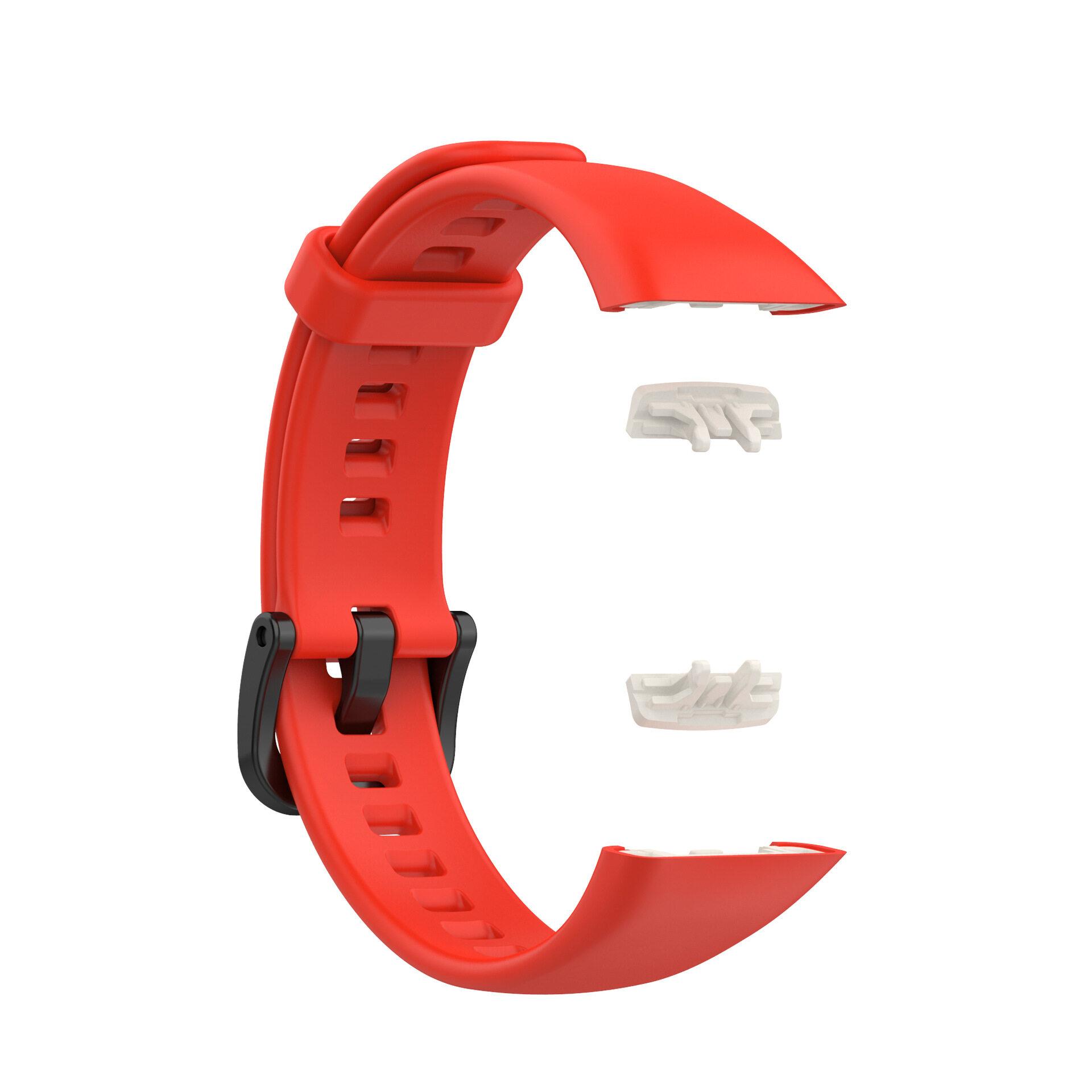 Weiches Silikon-Sportarmband für Huawei Band 6, Smart-Armband, Ersatzarmband für Huawei Watchband 6, Honor Band 6 For Huawei Band 6 rot