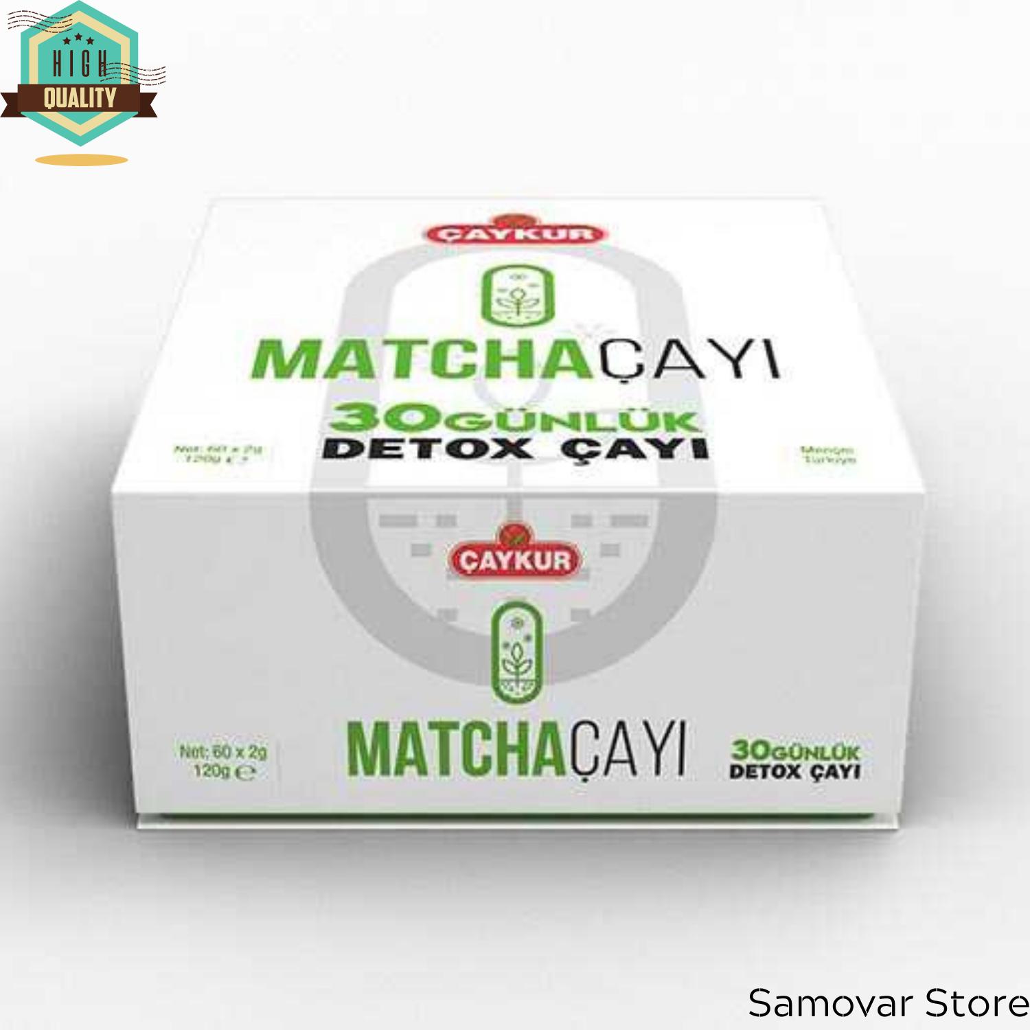 Türkischer Tee Çaykur Matcha Tee Detox Republic of Tea Frischer Yoga-Tee Loser Tee Getränkesirup Fantastisch 120 gr (30-Day Detox Tea)