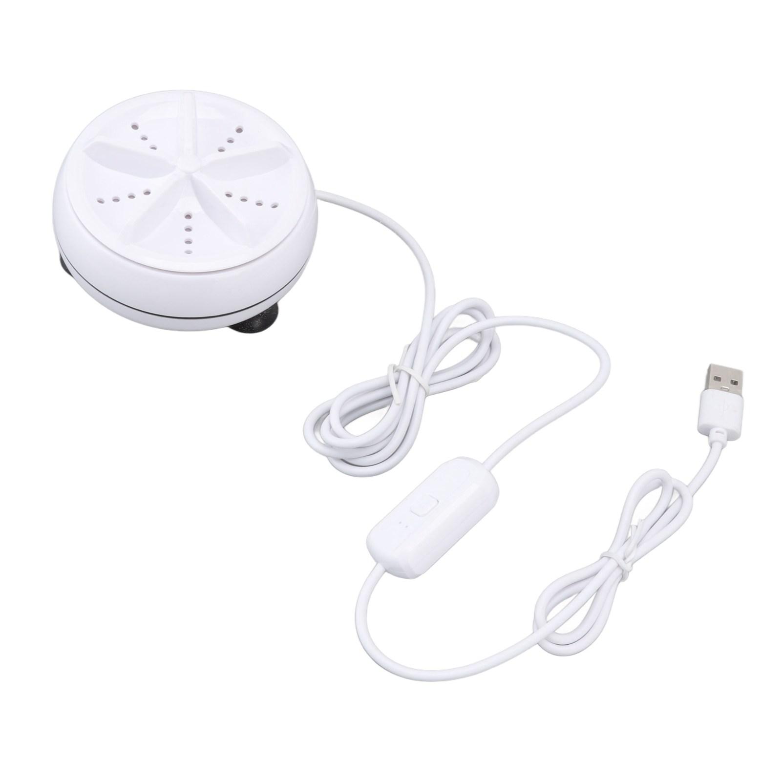 Mini-Waschmaschine, Ultraschall, geräuscharm, USB-betrieben, tragbar, für Unterwäsche, Socken, Reisen