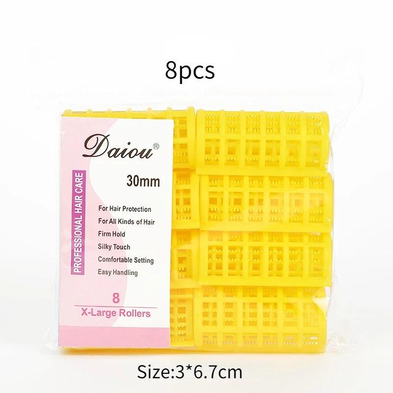 6-14 teile/satz Faule Lockenwickler Friseur Lockenwickler Roller Große Grip Clips DIY Haar Styling Werkzeuge unsicher Farbe Schönheit Zubehör