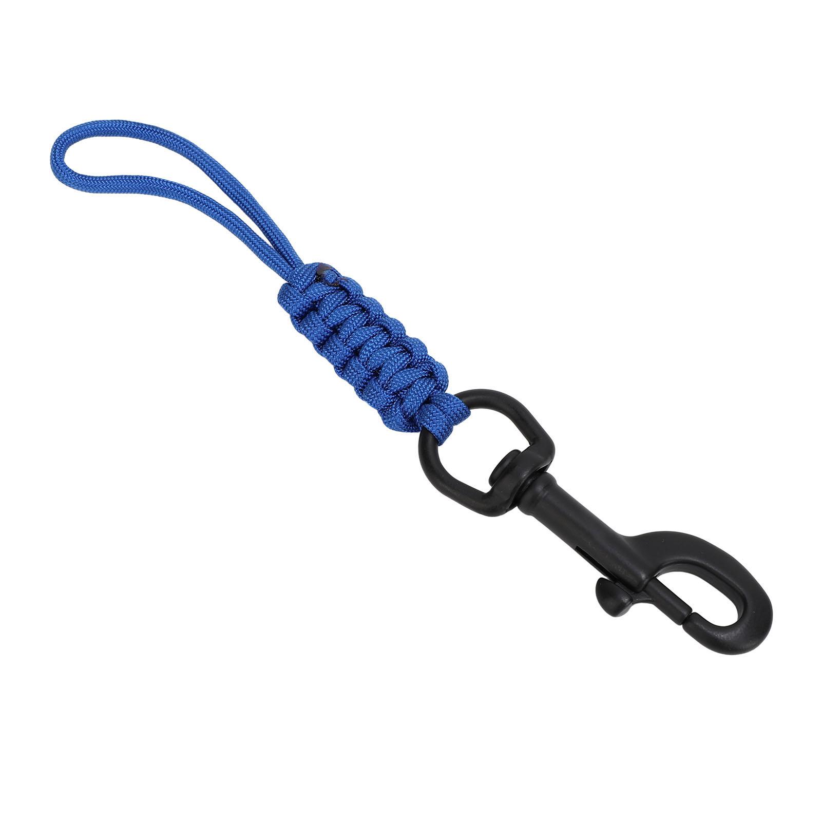 Edelstahl Tauchen Lanyard Professionell Handgewebt Verhindert Verlorengehen Tauchen Federclip