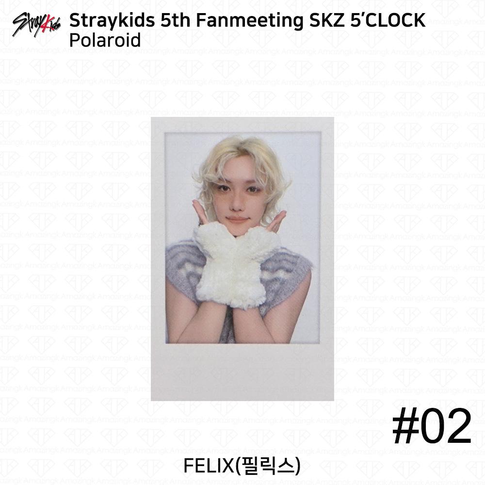 STRAY KIDS 5. Fantreffen SKZ 5'CLOCK Offizielle MD Blechhülle Polaroid KPOP K-POP Felix - Polaroid #2
