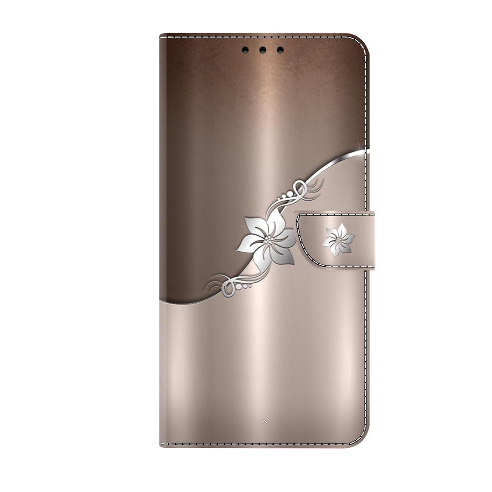 Für Samsung Galaxy Serie A12, A13, A14, A21, A22, S10, S21, S22, S23...Blume Eule Schmetterling Löwe Tiger Pferd Muster bemalt Handy Shell Ledertasche Samsung Galaxy S23 FE