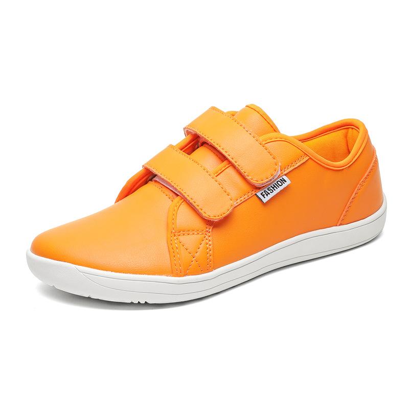 Herrenmode Weitzehen-Barfußschuhe Leichtgewichtige Weichsohlen-Low-Top-Outdoor-Sportarten Bequeme Modetrend-Freizeit-Sneaker 2025 37 orange