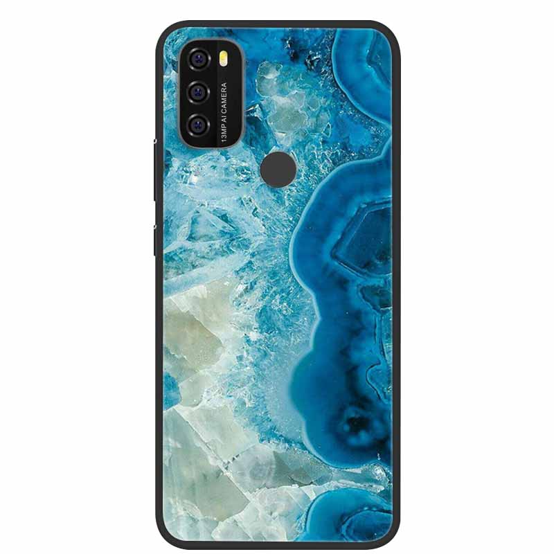 Für Blackview A70 Pro Hülle Marmor Stoßstange Silikon TPU Weiche Handy Rückseite Für Blackview A70 A 70 BlackviewA70 Pro Süße Schale Blackview A70