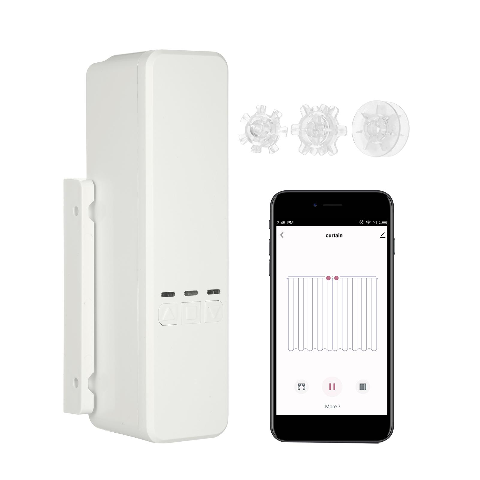 WiFi DIY Smart motorisierte Kette Rollos Shade Shutter Drive Motor APP-Steuerung kompatibel mit UK Plug weiß