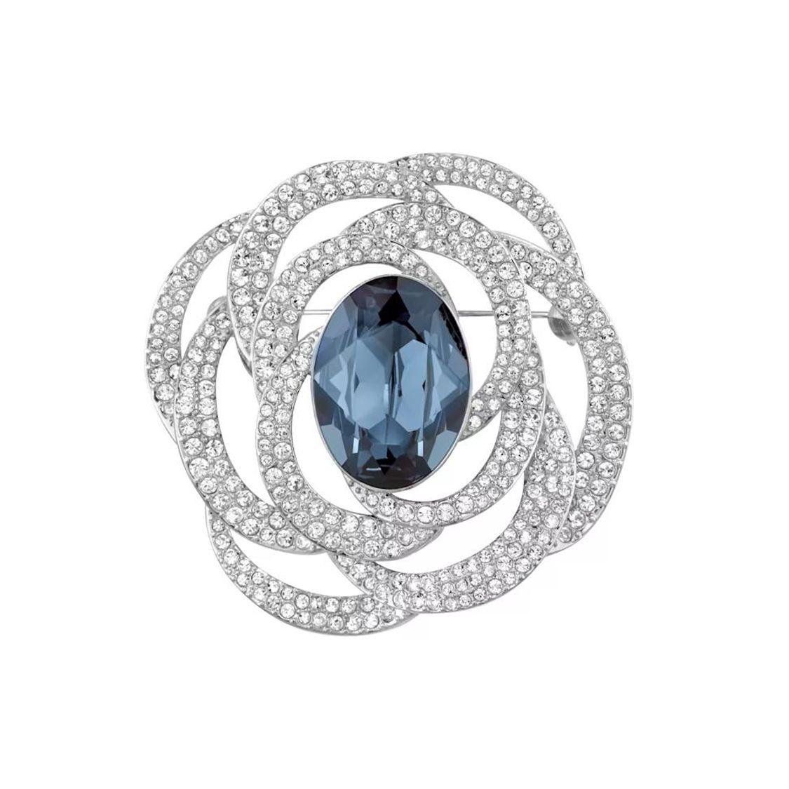 Swarovski Modekristall Brosche Rose Exklusive Serie Kristall Corsage Damenbrosche 5122715 Box (Random Color)