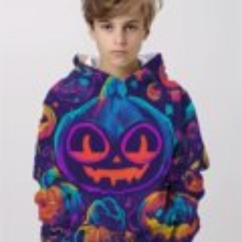 Kinderkleidung Jungen Hoodies Langarm 3D Tigers Print Kinder Frühling Herbst Kleidung Casual Outdoor Stilvolle Junge Mädchen Kleidung Tops 130 blue
