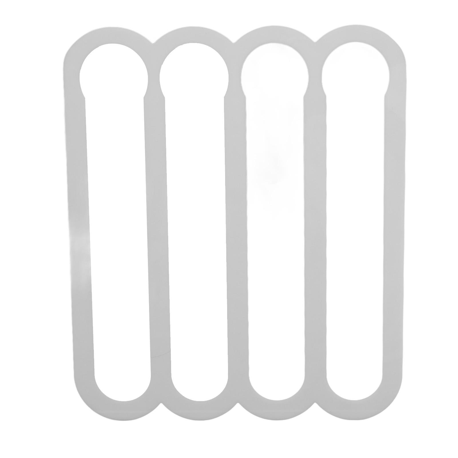 Wandkapselhalter Kompatibel für VertuoLine Kapsel Pods Vertikal Horizontal Montiert Kaffee weiß