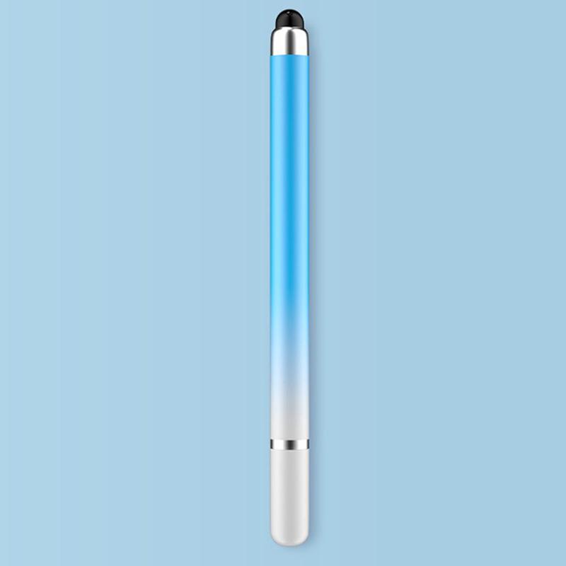 2 In 1 Stylus Stift Für Handy Tablet Kapazitiven Touch Bleistift Für Universal Android Telefon Zeichnung Bildschirm Bleistift blau