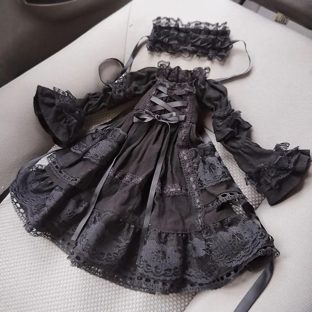 30cm 1/4 1/6 BJD Babykleidung 1/4 Puppe Hof Lolita Rock SD Retro Kleid Prinzessinnenkleid 30cm clothes