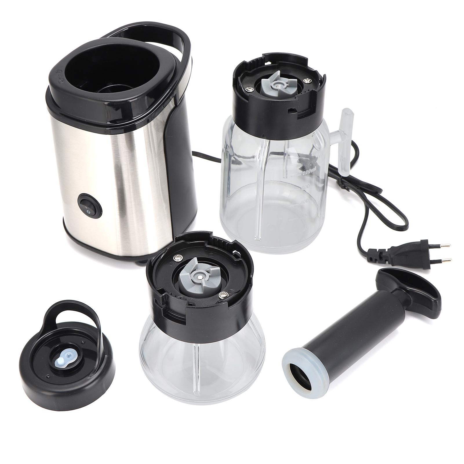 Multifunktionaler 4-in-1-Obstmixer, Entsafter, Fleischwolf, Fleischwolf, Vakuumbehälter zur Lebensmittelkonservierung