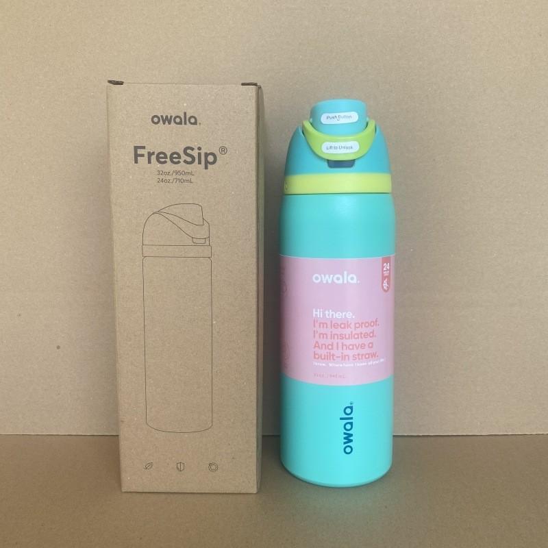 Owala Vakuum 32oz Sport-Wasserflasche Mit Isolierung Für Outdoor-Aktivitäten Und Geschenke Green