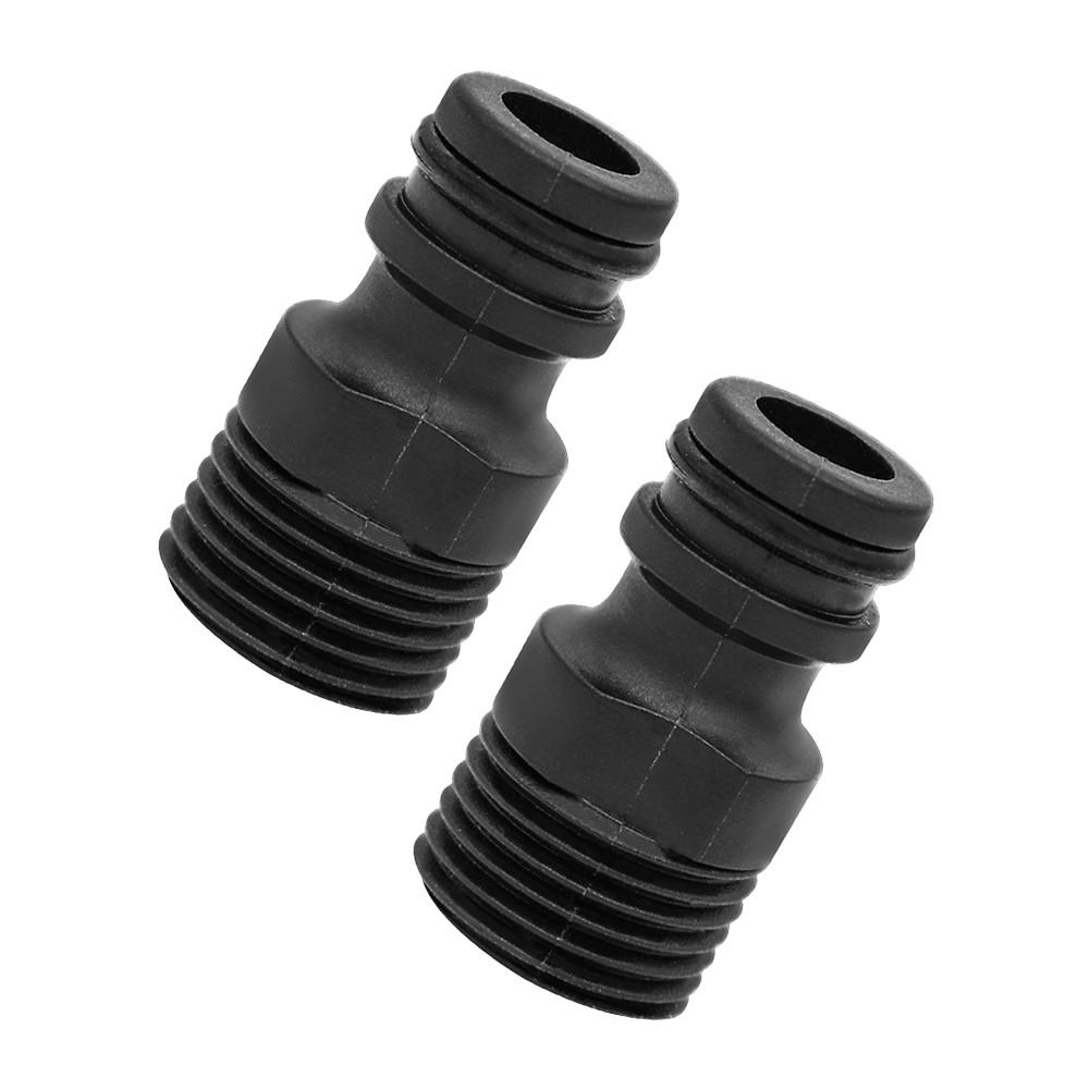 12 Zoll Anschluss Armatur Adapter Gartenschlauch Anschluss black
