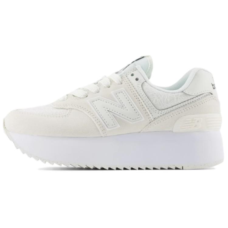 New Balance 574+ Sea Salt Schwarz Damen Sneaker Creme WL574ZBJ 35
