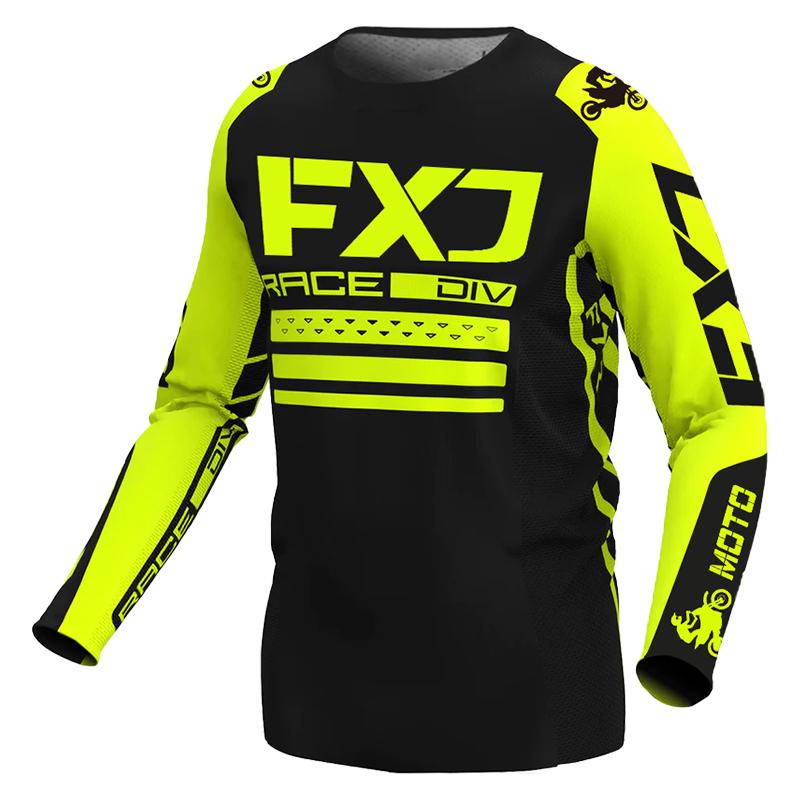 Motocross-Trikot, Rennen, Off-Road-Fahrrad, MX, Enduro, MOTO, Motorrad, Flexair-Kleidung, Herren, MOTO, Damen, Mountainbike, Dirt Bike, Downhill L-Jersey