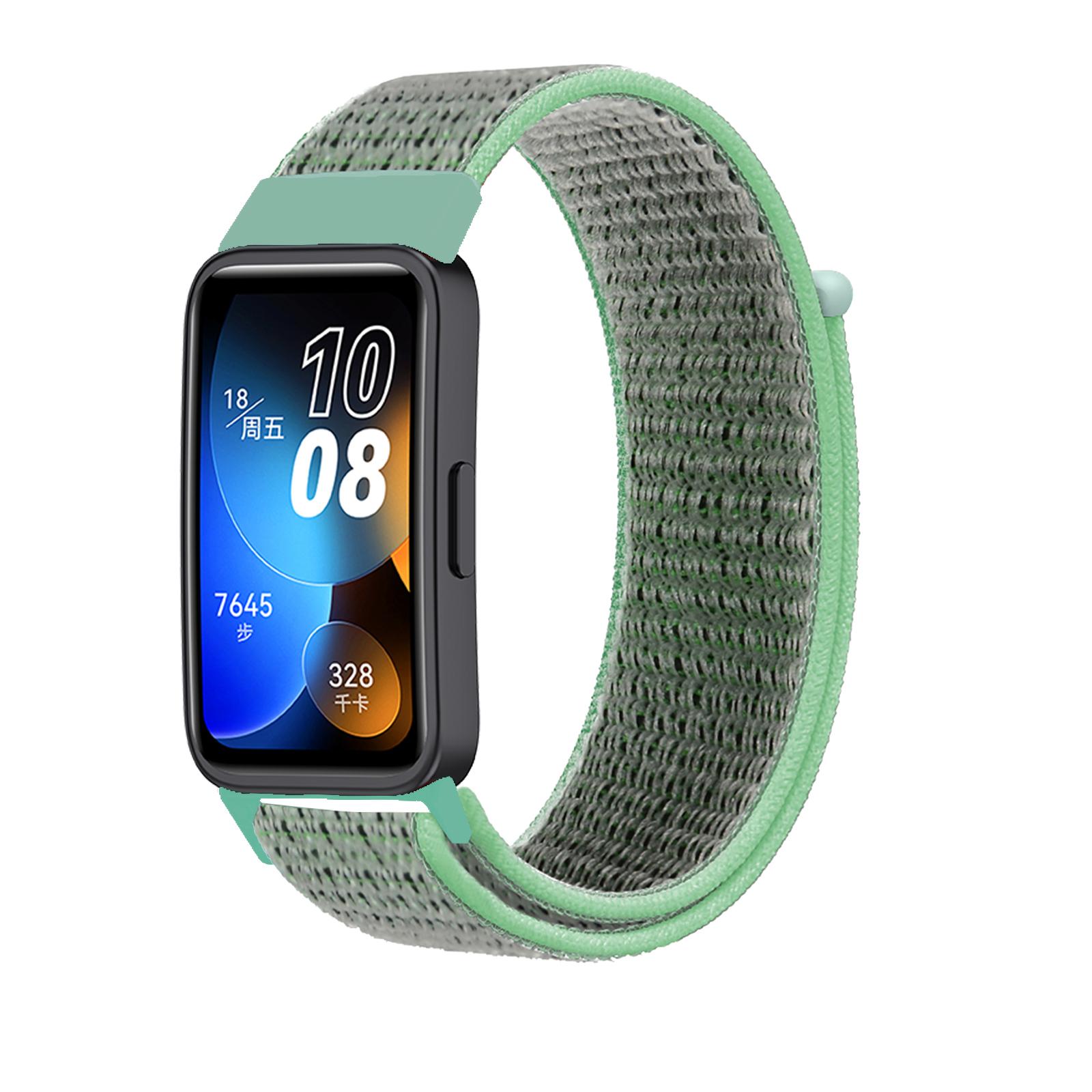 Armband für Huawei Band 8 9 7 Band Zubehör Nylon Loop Smart Watch Ersatz Gürtel Armband Sportarmband Band 7 Armband Huawei Band 9 kobaltblau