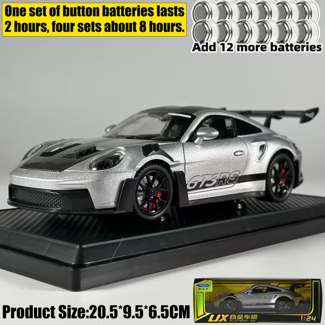 1:24 Porsche 911 GT3 RS 992 Generation GT Sportwagen Legierung Metall Druckguss Modellauto Hohe Simulation Fahrzeug Zuhause Trendige Ornamente