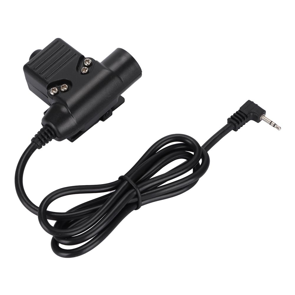 Multifunktionales 2,5 mm Einzelloch PTT-Kabel Geeignet für Funkgeräte