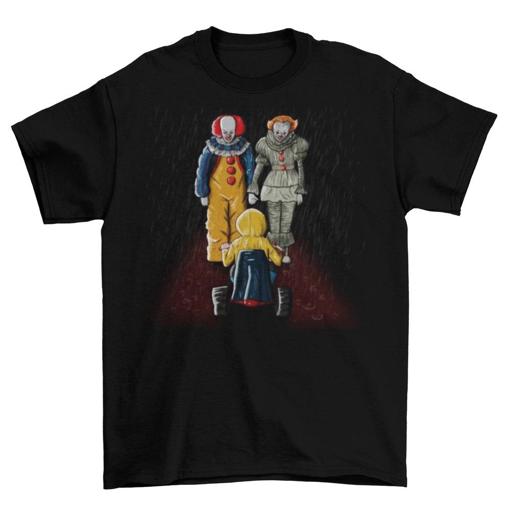 Pennywise IT T-Shirt Unisex Lustig Hiya Georgie Baumwolle Erwachsener Clown Stephen King 3XL