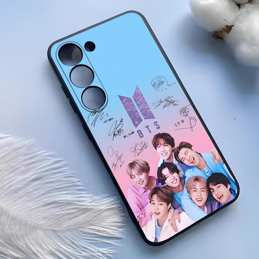 Heiß-B-BTS-S Handyhülle Für Samsung S25 Ultra S24 S23 S22 S21 S20 Plus Fe Galaxy A54 A53 A34 A25 Silikonhülle Samsung S24 Ultra