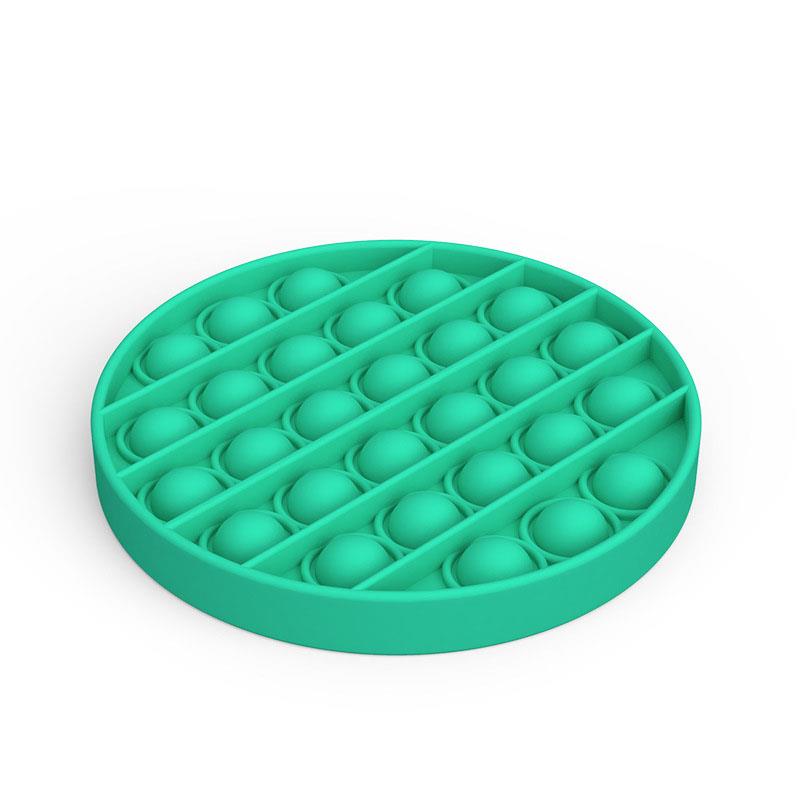 Modisch für Kinderspielzeug, Angstlinderung, Stressabbau für Erwachsene, sensorisches Spielzeug, seine Fidget-Extrusionsblase Circular grün