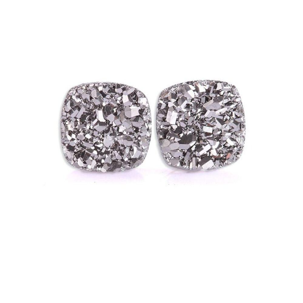 Lymphatische Magnetfeldtherapie-Ohrringe, Magnettherapie-Germanium-Ohrringe, Lymphdrainage-Ohrringe silber