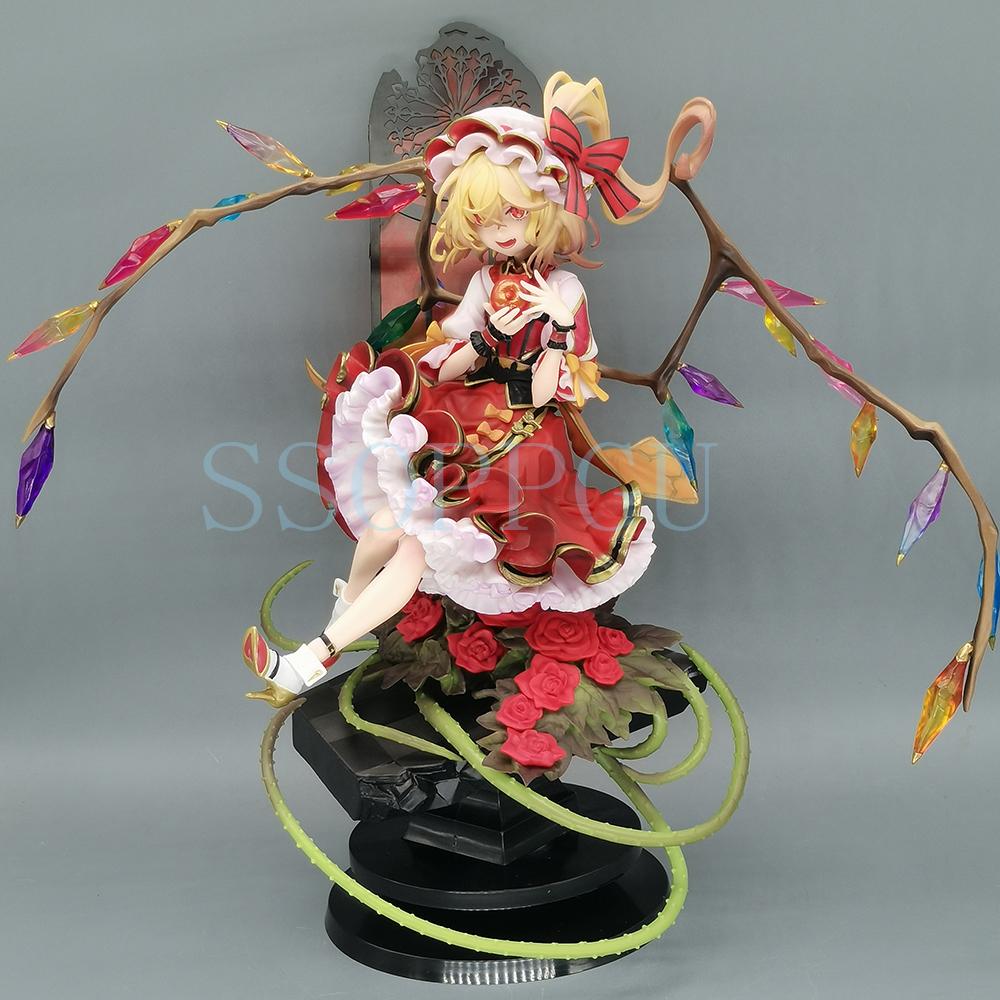 Alter Touhou Project Modell Flandre Scarlet Remilia Scarlet Anime Mädchen PVC Action Modell Spielzeug Statue Erwachsenen Set Modell Puppe No Retail Box white