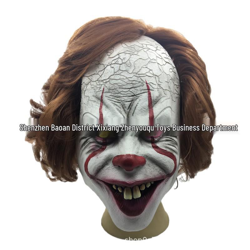 Auf Lager Pennywise 2019 Clownmaske Cosplay Kopfbedeckung für Halloween Horror