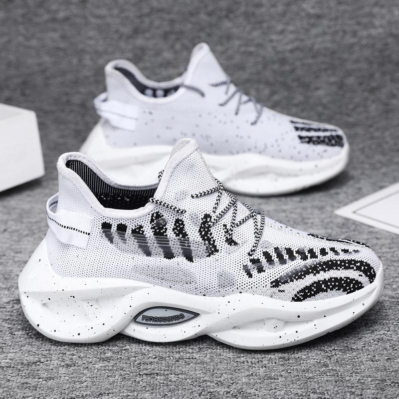 Frühling und Herbst Neue Fliegen Weben herren Schuhe der Einzelnen Schuhe Casual Schuhe Laufschuhe Sport Schuhe Casual Alle-spiel trendy Schuhe 45