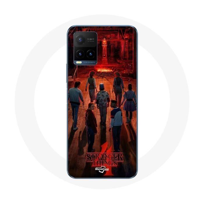 Coque pour Vivo Y21s 2021 / Y21 2021 Stranger Things Affiche Equipages Fan Art Saison 4