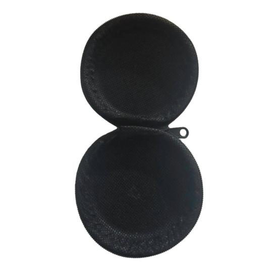 Tragbare Kopfhörer-Aufbewahrungstasche mit Reißverschluss Aufbewahrungsbox für Ohrstöpsel Headset Kopfhörer-Etui Mini-Datenkabel Aufbewahrungsbeutel Outdoor Dual Layer
