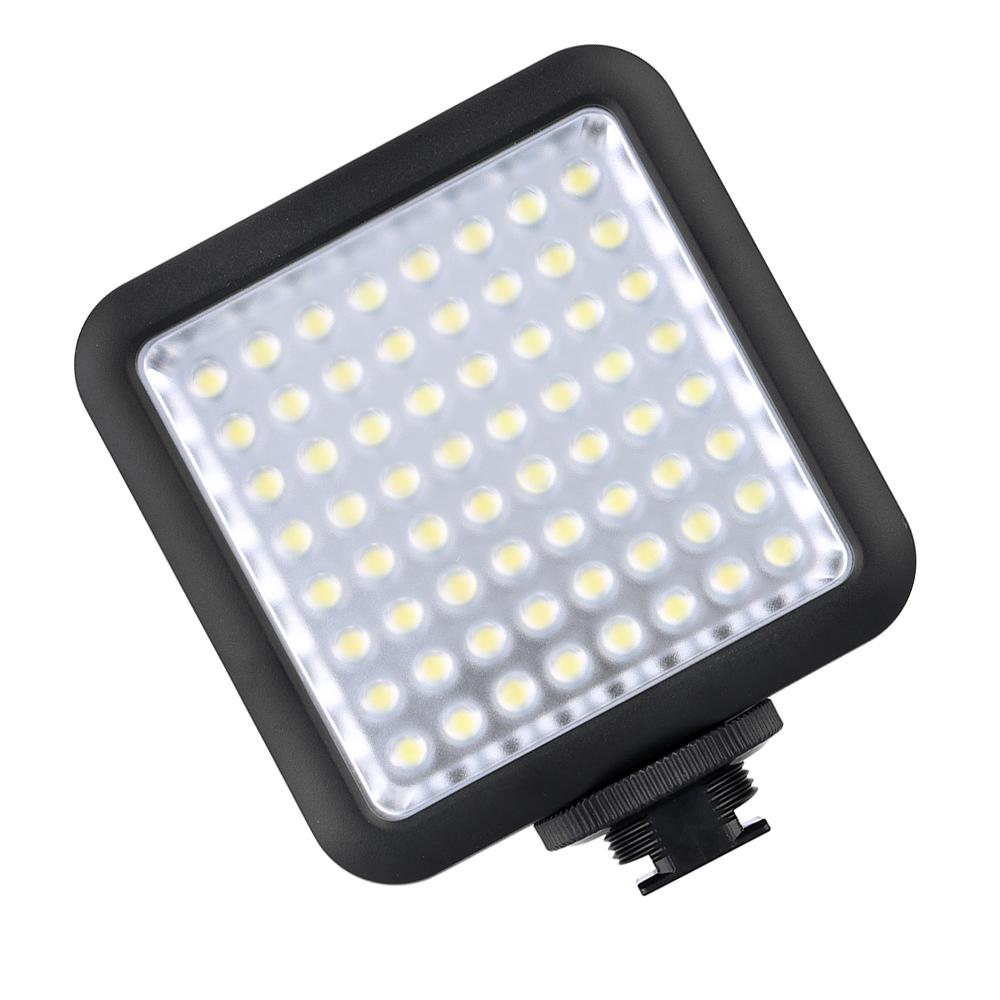 LED64-Videoleuchte, 64 LED-Leuchten für DSLR-Kamera, Camcorder, Mini-DVR als Fülllicht für Hochzeitsnachrichten