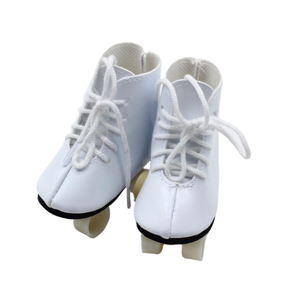 Puppen Zubehör Schuhe Rollschuhe Sport Schuhe 7cm Lang Keine. 266 7*3.5*8.5cm weiß
