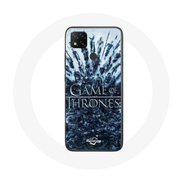 Hülle für Xiaomi Redmi 9C Game of Thrones Staffel 8 Folge 1 Game of Thrones Charaktere Logo Grau grau