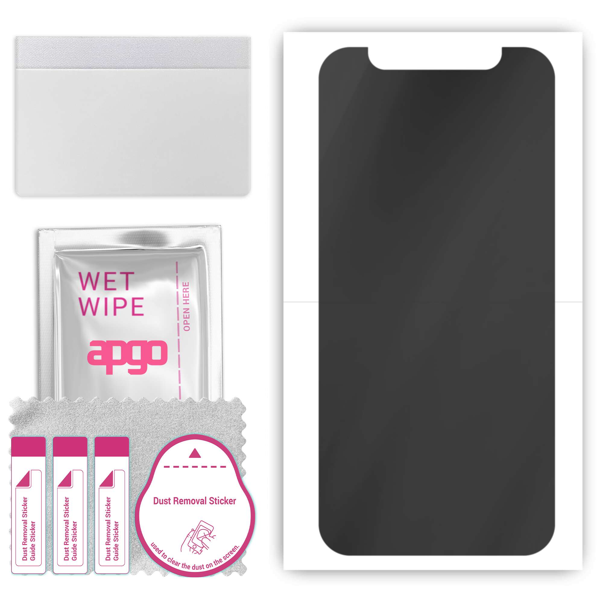 apgo Hydrogel Privacy Matte Screen Protector for Blackview BV 5500, Anti Spy, Hydrogel Film, Flexible, Soft TPU with positioning layer easy installati