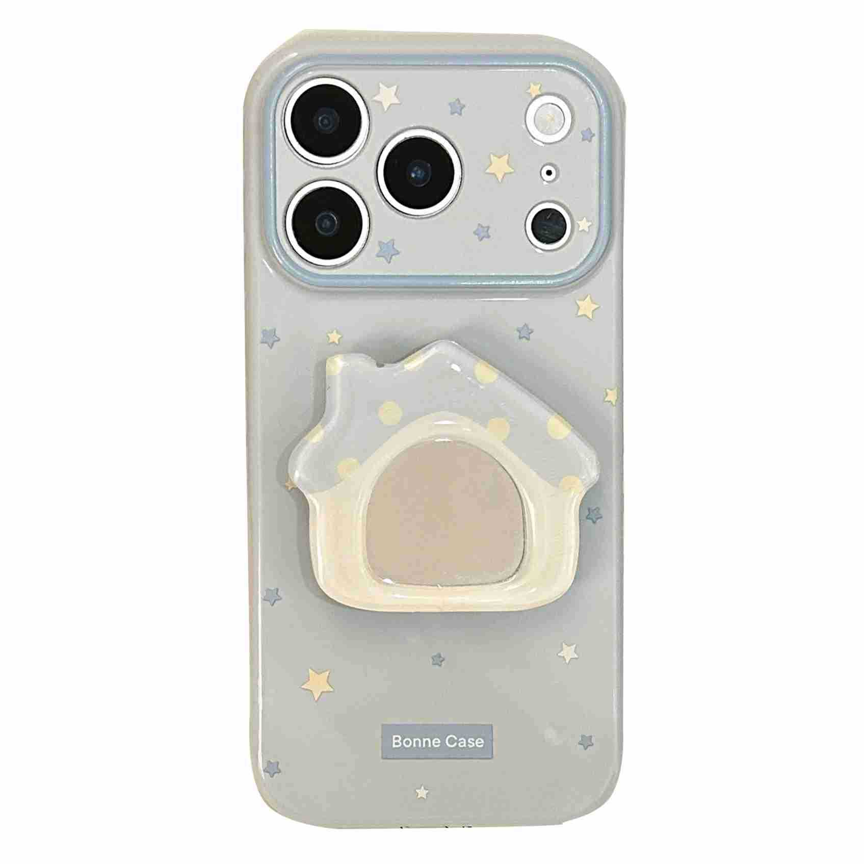 Blau Spiegel-Finish Ständer Handyhülle für iPhone 16, iPhone 17 und iPhone 17 Pro Max iPhone 11