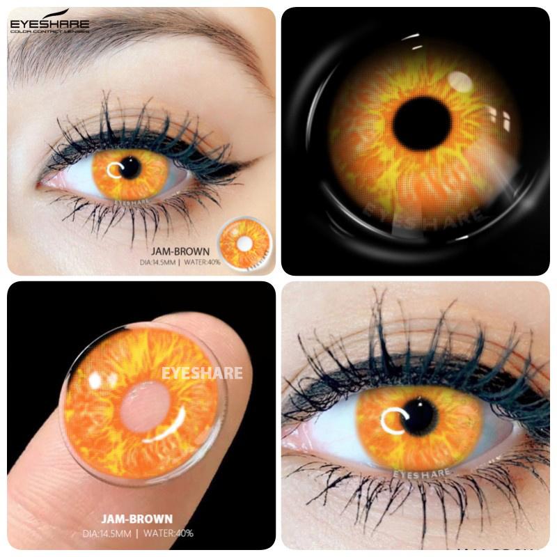 Farbige Kontaktlinsen für die Augen, kosmetische Cosplay-Kontaktlinsen, verrückte Linsen, Halloween-Augenlinsen, 1 Paar, Anime-Farblinsen