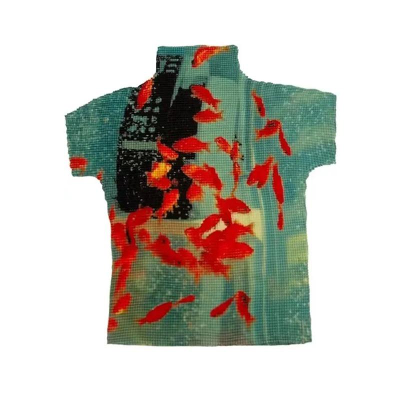 Damen Bodycon T-Shirts Kurzarm Batik T-Shirts Stretch Crop Tops Goblin Core 2000er Coquette Gyaru Ästhetik Kpop Kawaii Sommer S grün