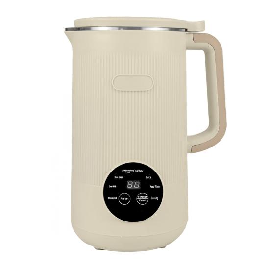 Sojamilchmaschine 8-in-1 Funktion Humanisierter Touchscreen Lebensmittelqualität Nussmilchextraktor Multifunktionaler Entsafter EU beige