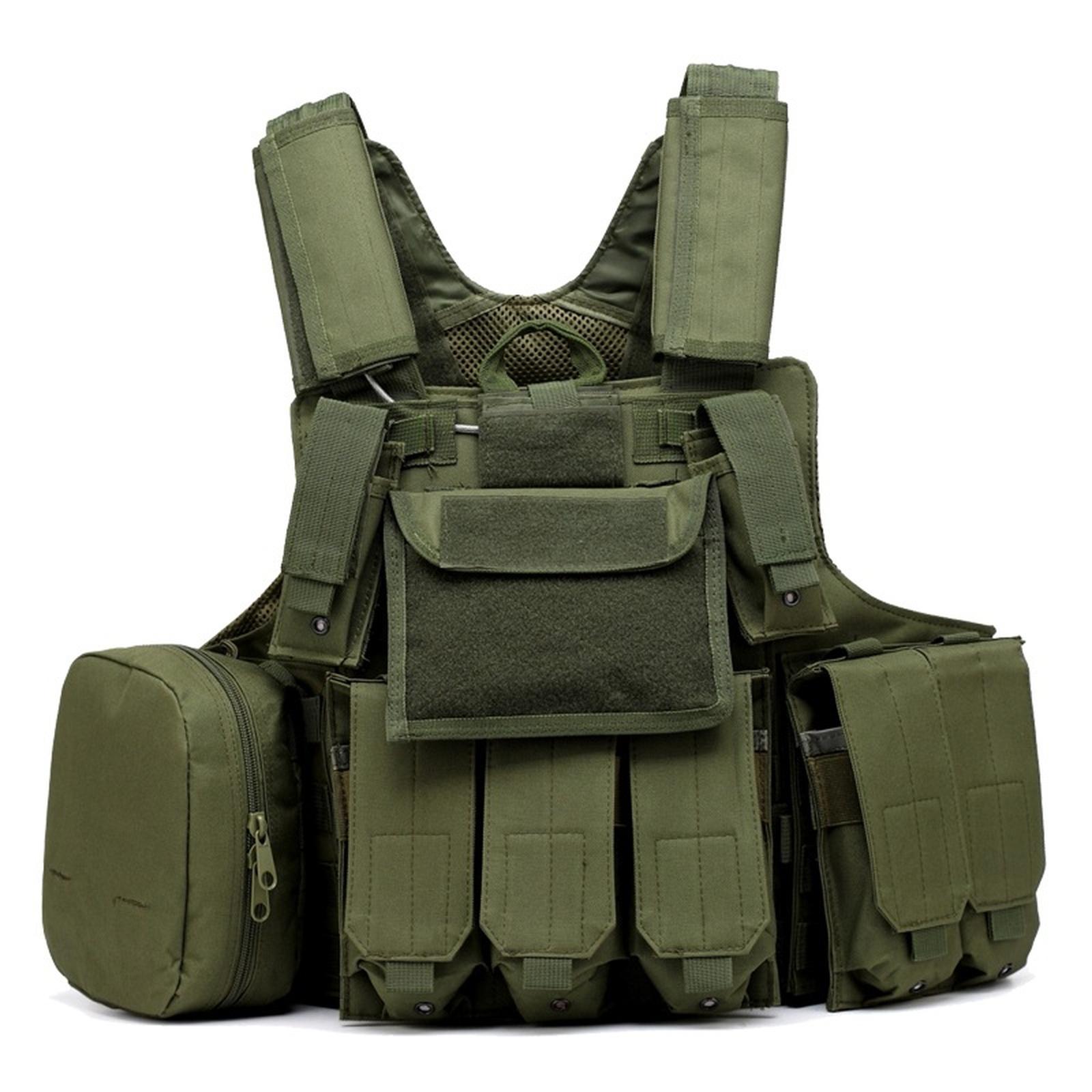 Airsoft Weste Molle Plattenträger Weste Outdoor-Bekleidung Jagd Paintball Weste One Size