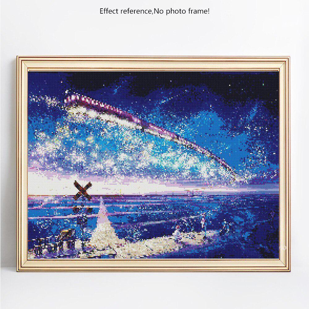 Diamant-Gemälde, Fantasie, Heimdekoration, Diamant-Volllayout, Auto-Strasssteine, Diamant-Stickerei 20X30