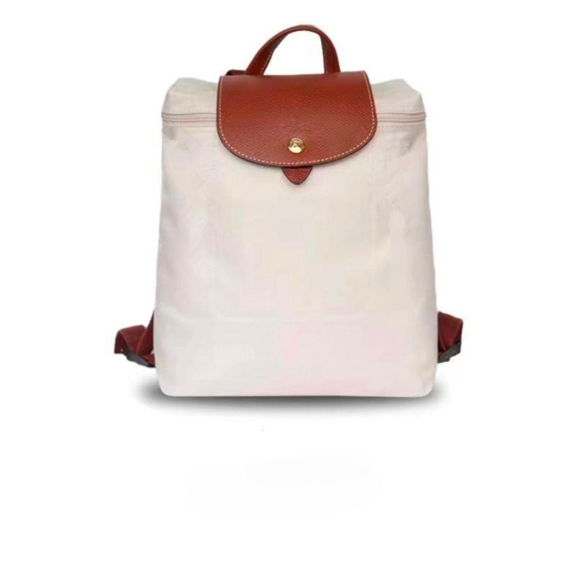 Rucksack, Freizeitrucksack für Herren und Damen, Studentenrucksack, Falttasche, Rucksack mit großer Kapazität 28*26*10cm weiß