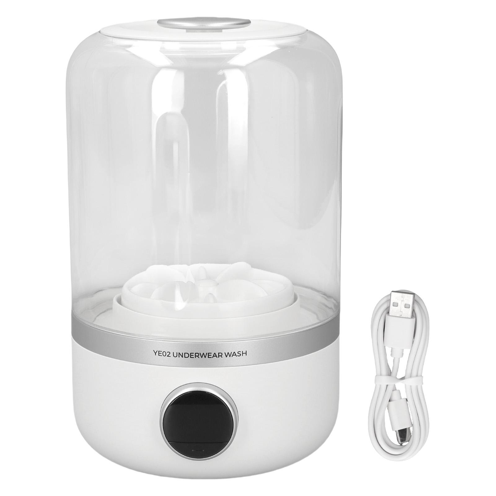 Unterwäsche-Waschmaschine Wiederaufladbar Kabellos Sanfter Unterwäsche-Wascher für Reisen Camping