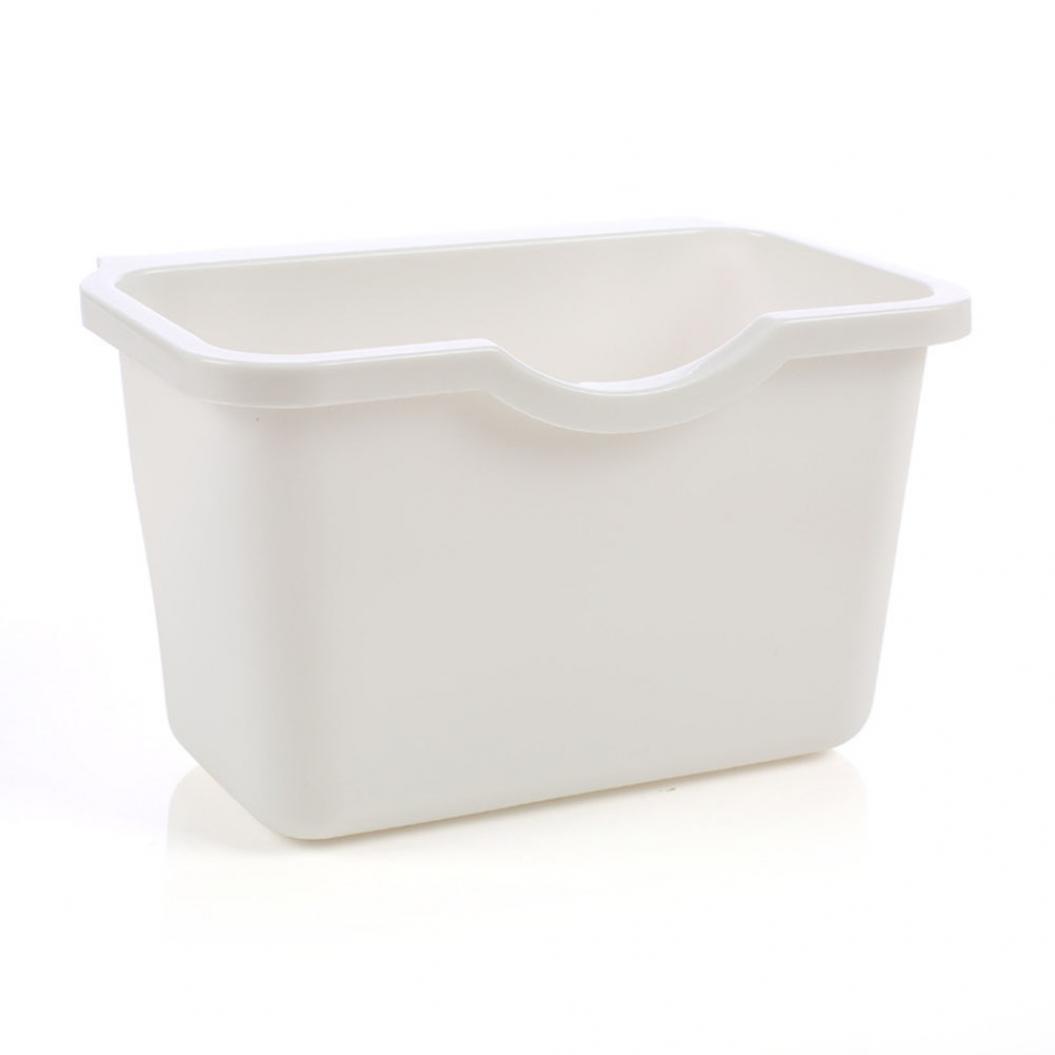 Küchenschrank Tür Kunststoff Korb hängen Mülleimer Mülleimer Müll Schüssel Box weiß