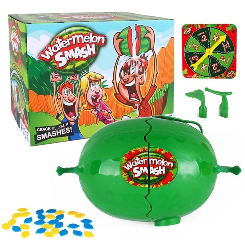 Wassermelonen-Smash-Spiel, Don't Crack The Watermelon-Spiel, Brettspiel-Spielzeug, Überraschungs-Witz, Zaubertrick, Streich, Spielzeug, Trick, Witz grün